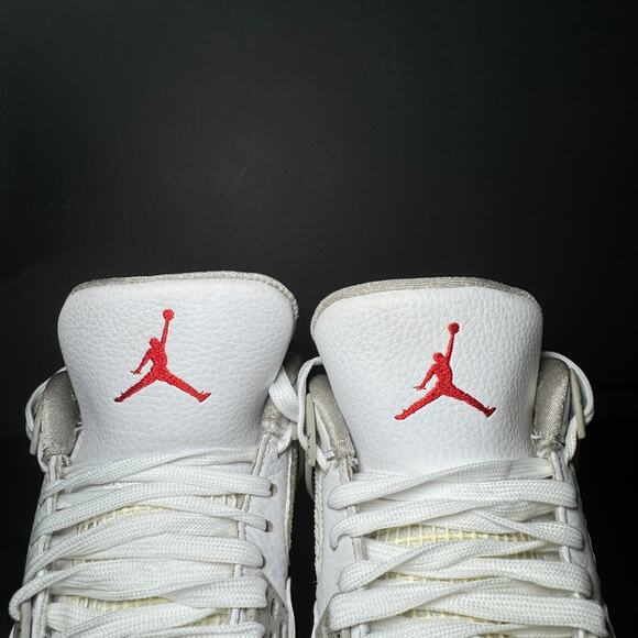 Size 7 - Nike Air Jordan 4 Retro GS White Oreo Men's Shoes - Picture 5 of 9